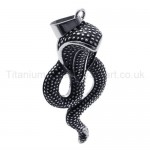 Classical King Cobra Titanium Pendant 20080