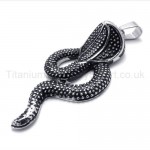 Classical King Cobra Titanium Pendant 20080