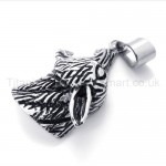 Classical Wolf Head Titanium Pendant 20105