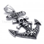 Classical Pirate Ship's Anchor Titanium Pendant 20116