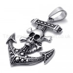 Classical Pirate Ship's Anchor Titanium Pendant 20116