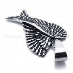 Classical Devil Wing Titanium Pendant 20117