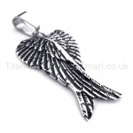 Classical Devil Wing Titanium Pendant 20117