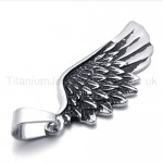 Classical Devil Wing Titanium Pendant 20119