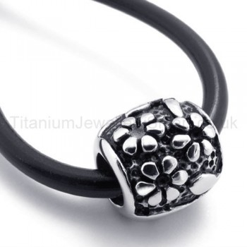 Classical Printed Pattern Titanium Pendant 20126