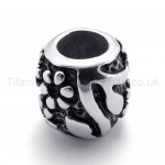 Classical Printed Pattern Titanium Pendant 20126