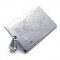 Silvery Playing Card Titanium Pendant(Q) 20145