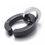 Fracture Ring Black Titanium Pendant 20251