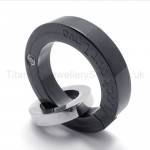 Fracture Ring Black Titanium Pendant 20251