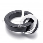 Fracture Ring Black Titanium Pendant 20251