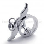 Lovely Silvery Titanium Pendant 20285