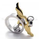 Lovely Golden Titanium Pendant 20286