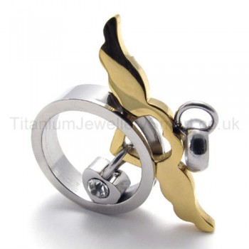 Lovely Golden Titanium Pendant 20286