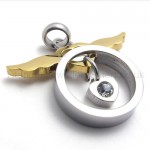 Lovely Golden Titanium Pendant 20286