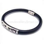 Titanium Rubber Men's Bracelet 07701