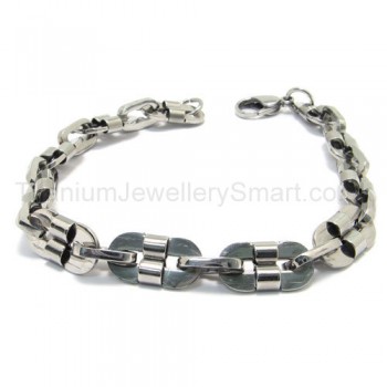 Titanium Slice Link Men's Bracelet 15300