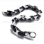 Titanium Two-tone Link Bracelet 15953