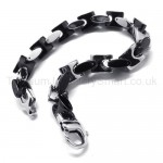 Titanium Two-tone Link Bracelet 15953