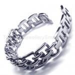 Titanium Square Ring Interlocking Lovers Bracelet For Women 17515