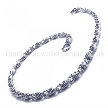 Titanium Interlocking Curb Bracelet 17826