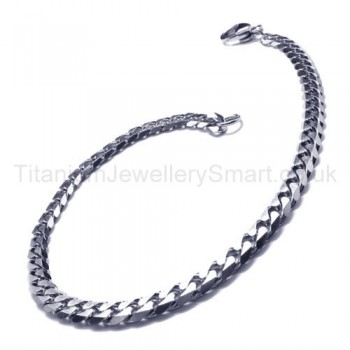 Titanium Square Curb Bracelet 17827