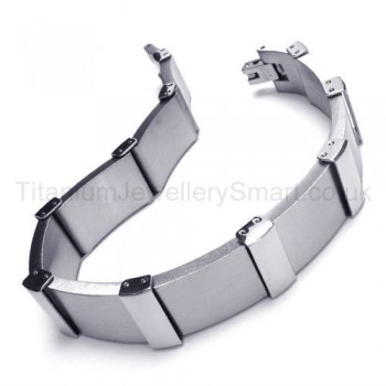 Titanium Little Arc Quadrel Link Bracelet 18042