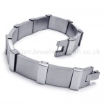 Titanium Little Arc Quadrel Link Bracelet 18042