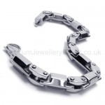 Titanium Two Modules Link Fashion Men's Bracelet 18055