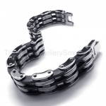 Titanium Two-tone Link Men's Bracelet 18307