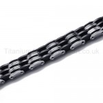 Titanium Two-tone Link Men's Bracelet 18307