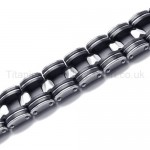 Cool Men's Titanium Box Link Bracelet 18309