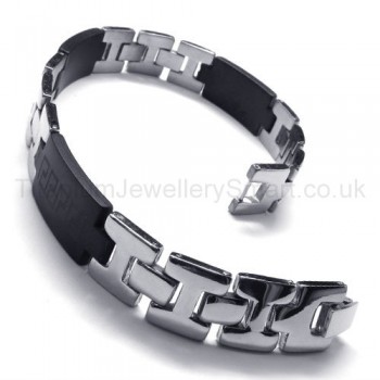 Titanium H-Link Cool Men's Bracelet 18313