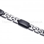 Titanium H-Link Cool Men's Bracelet 18313