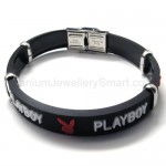 Fashion Titanium and Leather With PLAYBOY Bracelet 18337