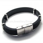 Fashion Titanium and Leather With PLAYBOY Bracelet 18337