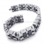 Polished Titanium Men's Bracelet 18508