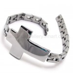 Titanium Cross ID Bracelet 18512