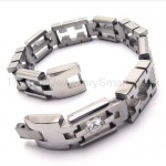 Titanium Mechanics Inlay Diamond Men's Bracelet 18517