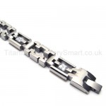 Titanium Mechanics Inlay Diamond Men's Bracelet 18517