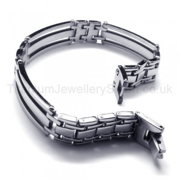 Titanium Mens Open Link Bracelet 18622