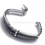 Great Wall Series Titanium Mens Bracelet 18623