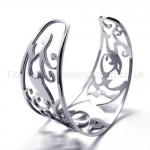 Titanium Fish Patterns Cuff Bracelet 18662