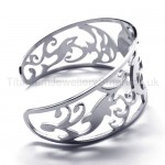 Titanium Fish Patterns Cuff Bracelet 18662