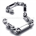 Titanium Square Columns Bracelet 18832