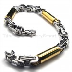 Gold Titanium Columns Bracelet 18833