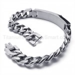 Womens Lovers Titanium Cross ID Bracelet 18871