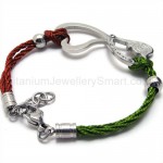 Cute Womens Titanium Sweetheart Bracelet 18912