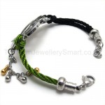 Cute Womens Titanium Leaf Bracelet 18919