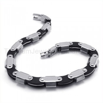 Titanium Two parts Interlinked Bracelet 19203