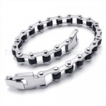 Titanium Black Bicycle Link Bracelet 19205